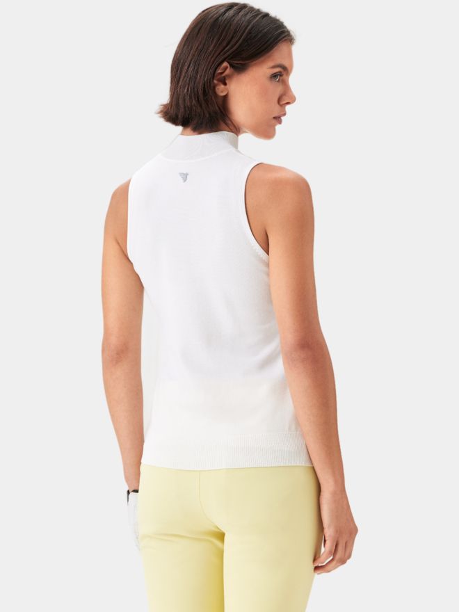 Macade Golf Kayla Air ohne Arm T-Shirt weiß