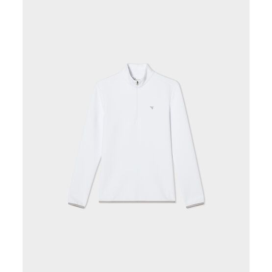 Macade Golf Therma Quarter Zip Stretch Midlayer offwhite