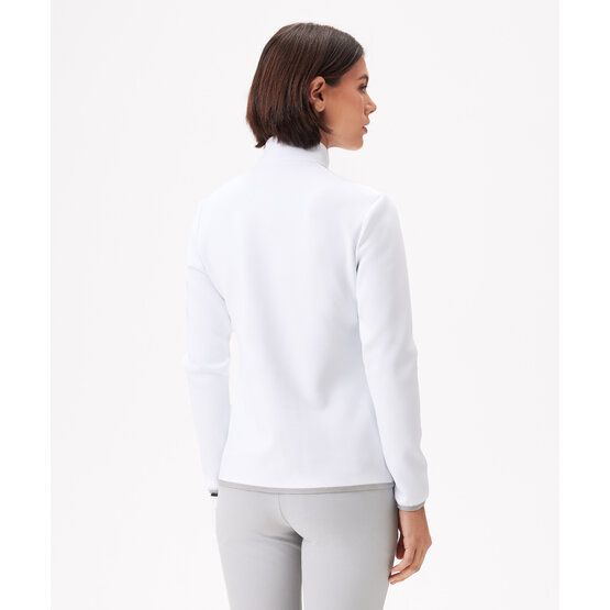 Macade Golf Therma Quarter Zip Stretch Midlayer offwhite