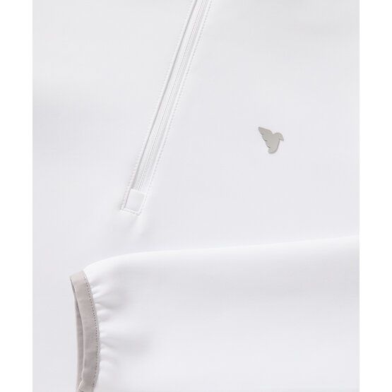 Macade Golf Therma Quarter Zip Stretch Midlayer offwhite