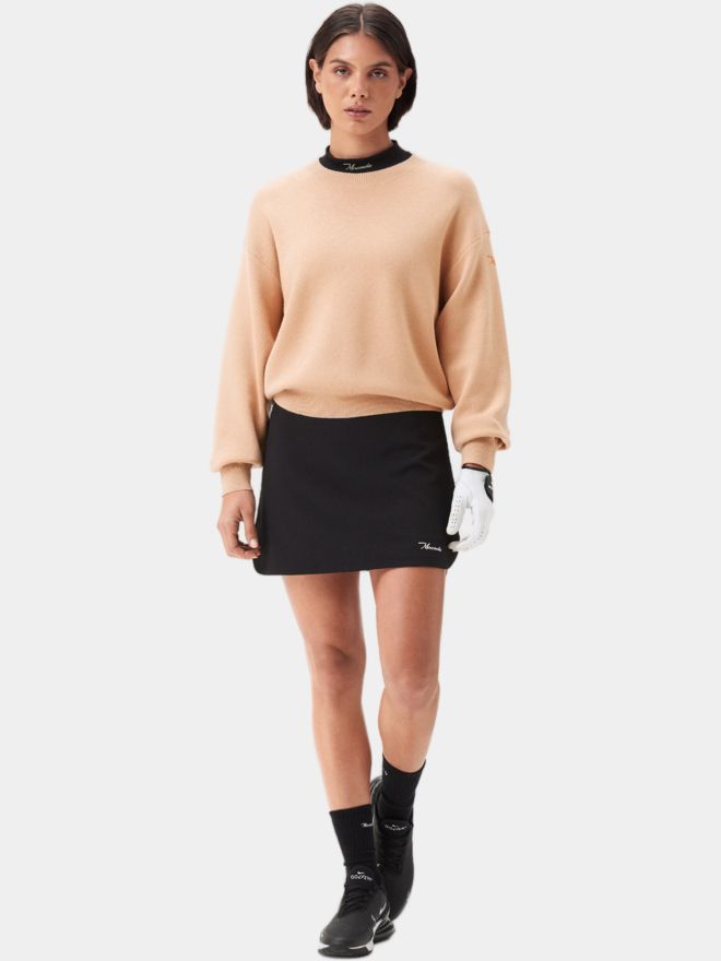 Macade Golf Concept Oversized Sweater Strick Pullover beige