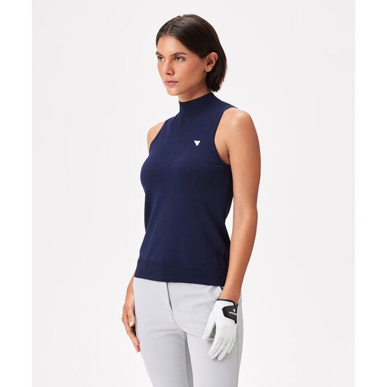 Macade Golf Kayla Air ohne Arm T-Shirt navy