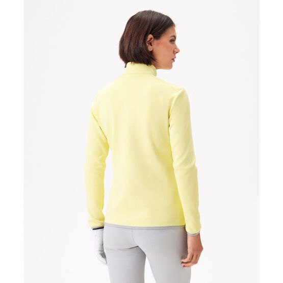 Macade Golf  Therma Quarter Zip Stretch Midlayer yellow