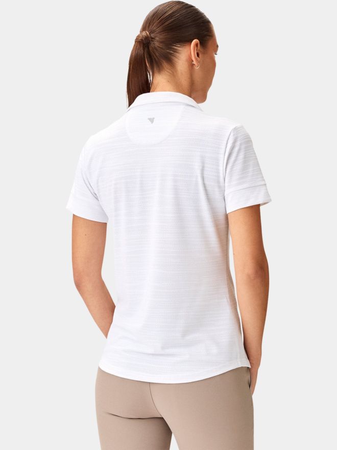 Macade Golf Paige shirt half sleeve polo white