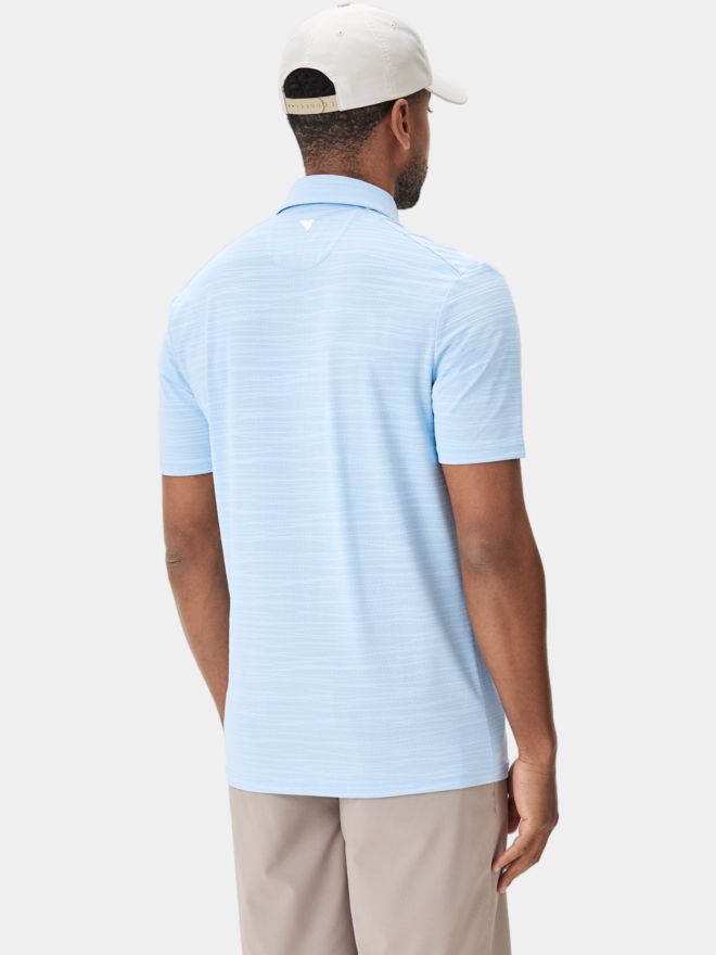 Macade Golf Flight Shirt Halbarm Polo hellblau