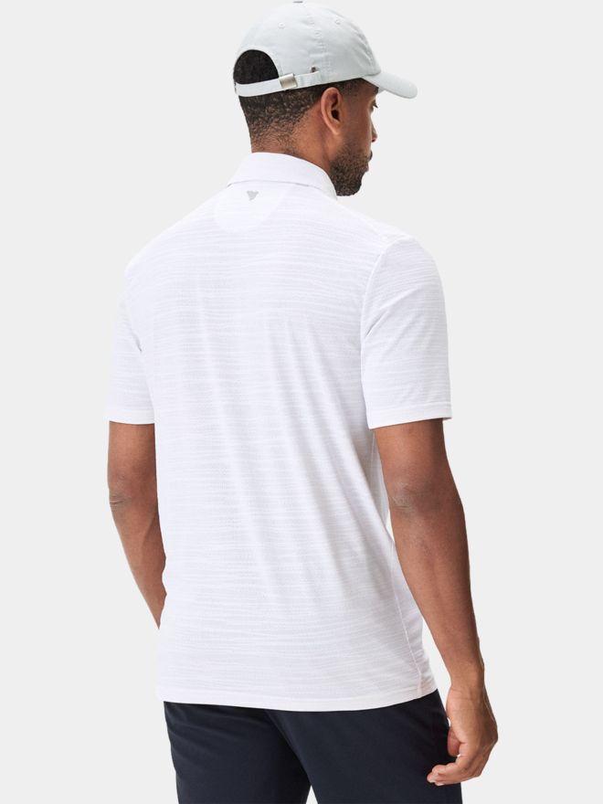 Macade Golf Flight Shirt Halbarm Polo weiß