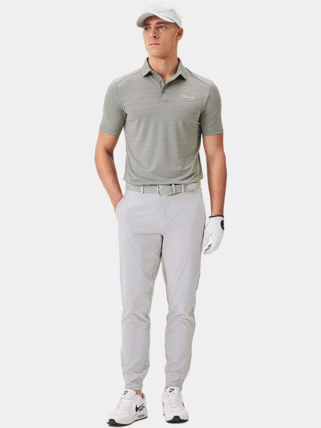 Macade Golf Four-Way Stretch Joggpants Hose hellgrau