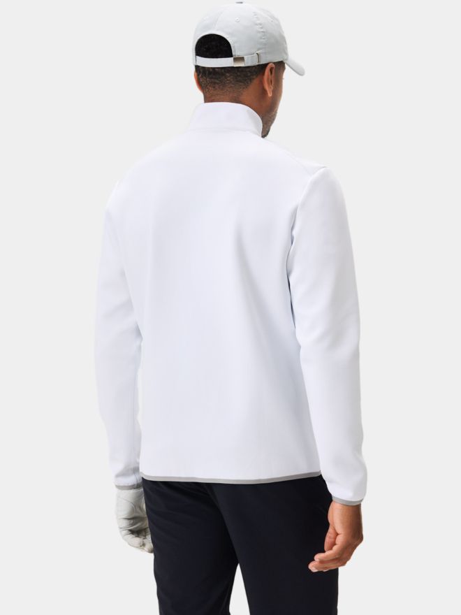 Macade Golf Therma Quarter Zip Stretch Midlayer offwhite
