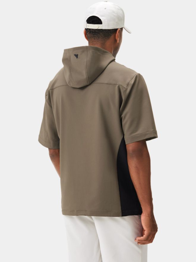 Macade Golf Storm half-sleeve windshirt olive