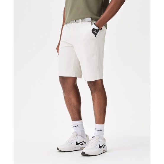 Macade Golf Čtyřcestné strečové šortky Bermudy bílá