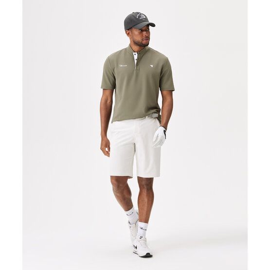 Macade Golf Čtyřcestné strečové šortky Bermudy bílá