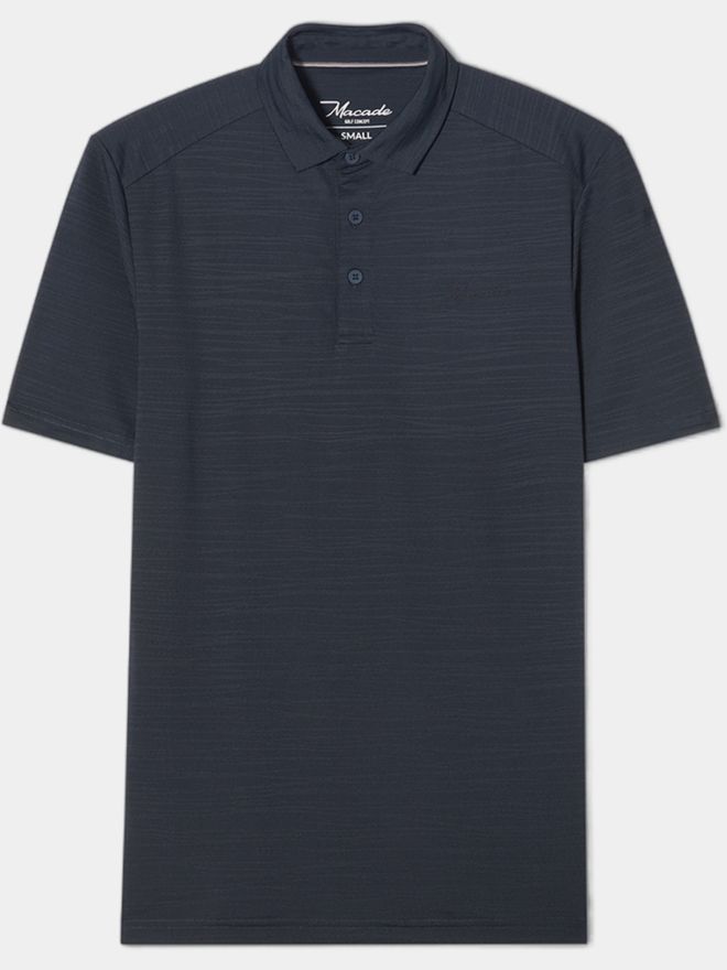 Macade Golf Flight Shirt Halbarm Polo anthrazit