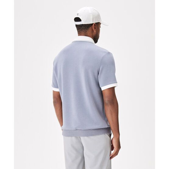 Macade Golf  AR Tech half-sleeve polo light gray