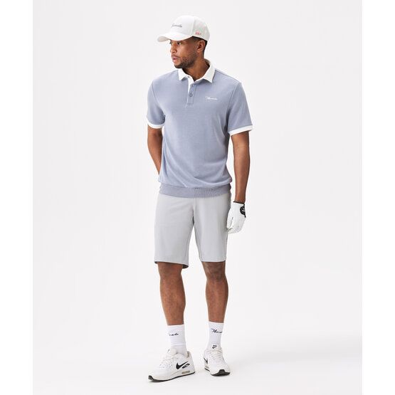 Macade Golf  AR Tech half-sleeve polo light gray