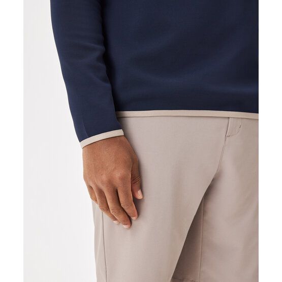 Macade Golf Therma Quarter Zip Stretch Midlayer navy