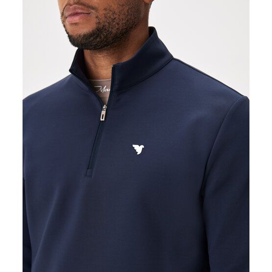 Macade Golf  Therma Quarter Zip Stretch Midlayer navy