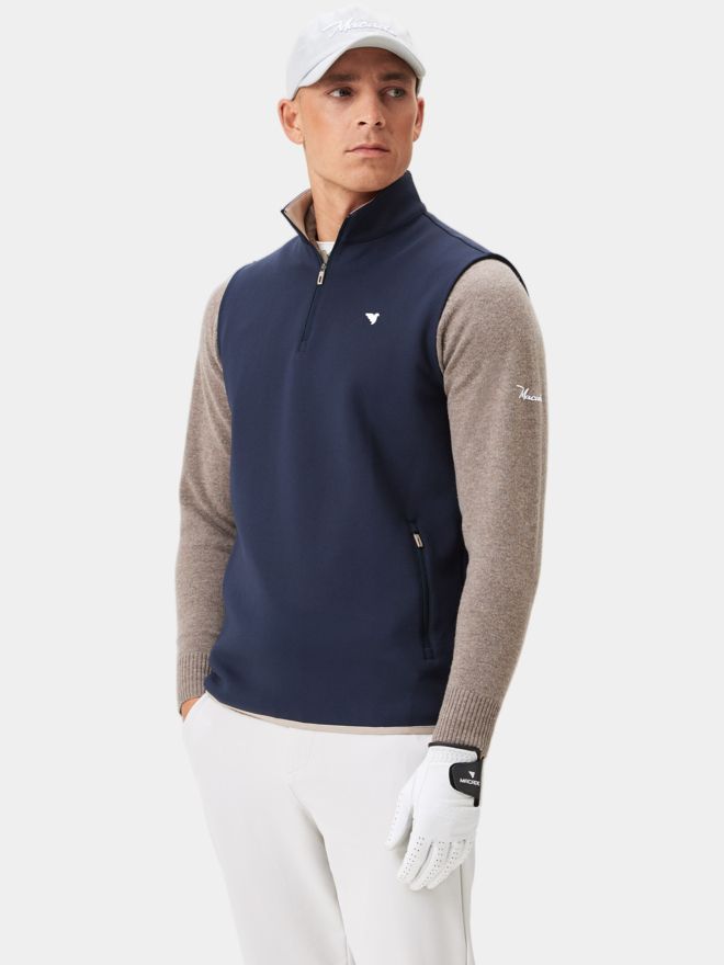 Macade Golf Therma Stretch Pullunder navy