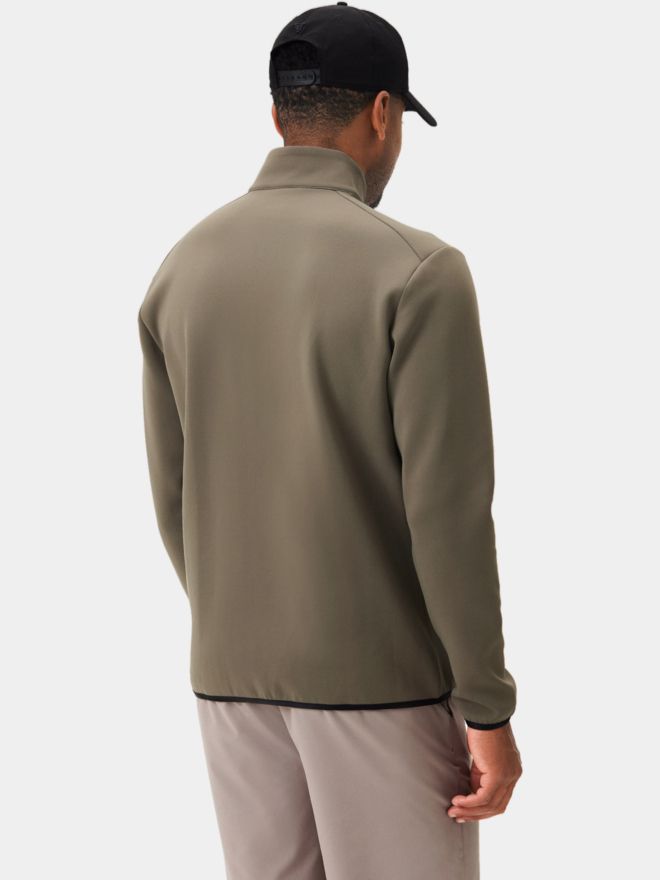 Macade Golf Therma Quarter Zip Stretch Midlayer oliv
