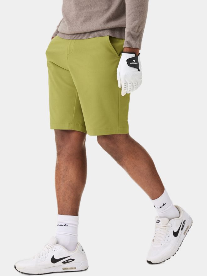 Macade Golf Four-Way Stretch Shorts Bermuda Hose grün