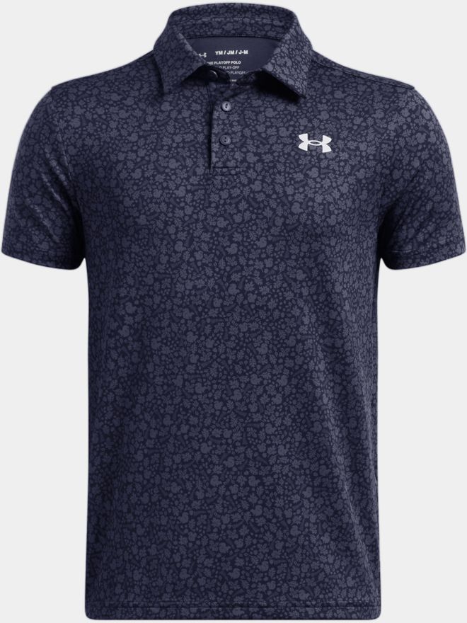 Under Armour UA Playoff Printed Halbarm Polo navy