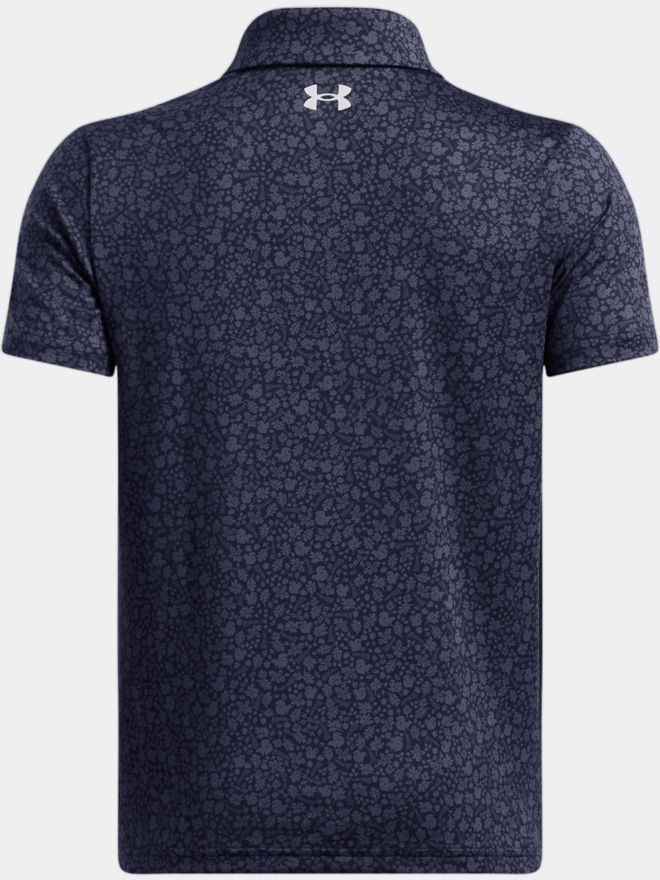 Under Armour UA Playoff Printed Halbarm Polo navy