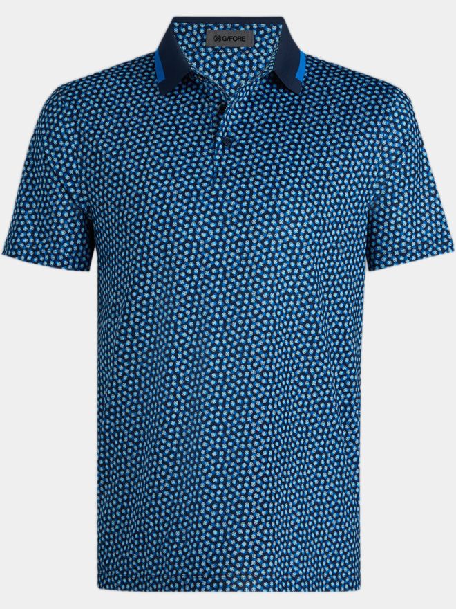 G/Fore 3 G´S TECH JERSEY Halbarm Polo navy