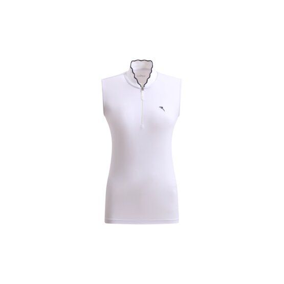 Chervo  ANIKA sleeveless polo white