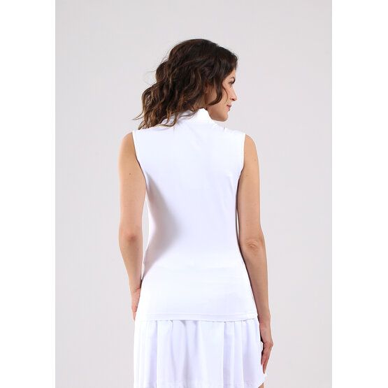 Chervo  ANIKA sleeveless polo white