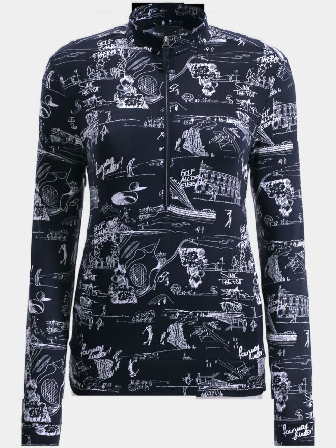 Chervo TORRE Stretch Midlayer marine