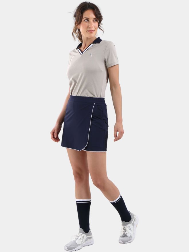 Chervo AMBROSE Halbarm Polo beige