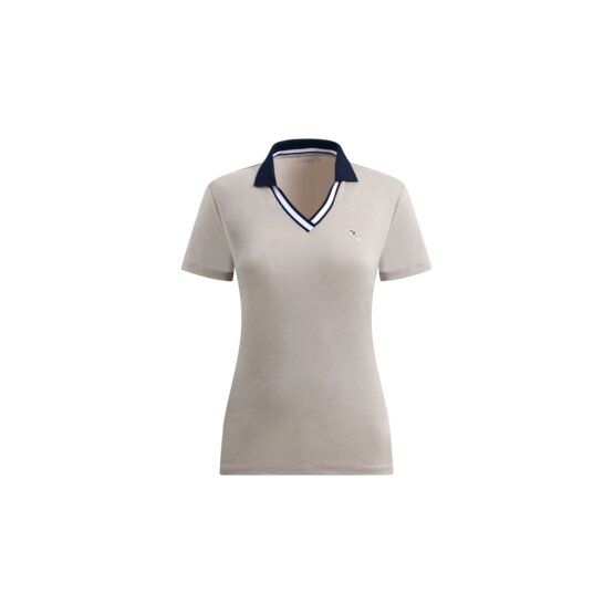 Chervo AMBROSE Halbarm Polo beige