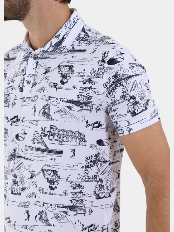 Chervo Polokošile ALBERGO s krátkým rukávem fancy