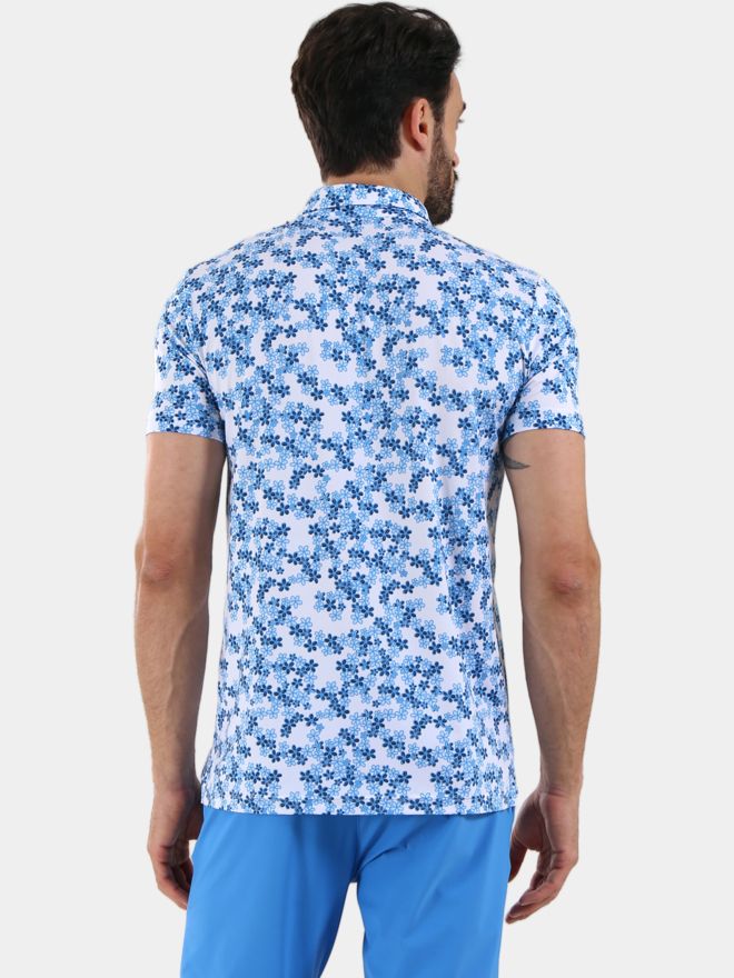 Chervo ALBERGO Halbarm Polo blau