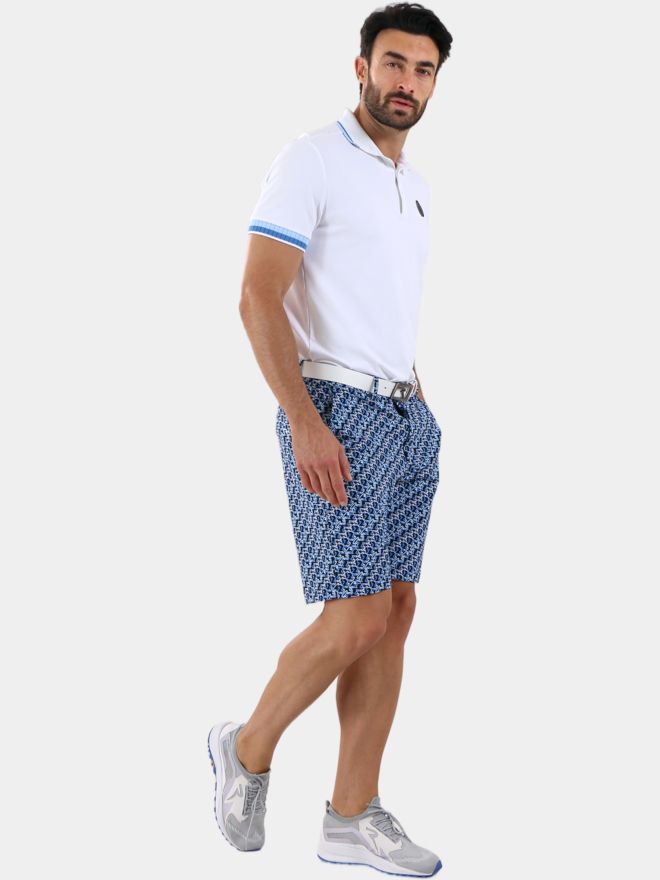 Chervo ALMANACCO Halbarm Polo weiß