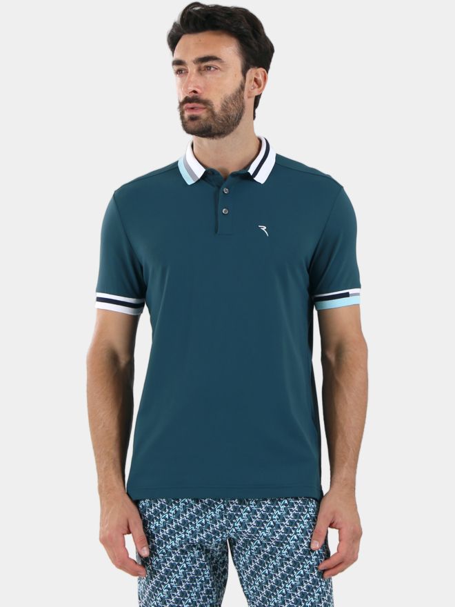 Chervo ALLARME Halbarm Polo grün