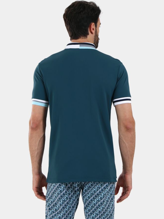 Chervo ALLARME Halbarm Polo grün