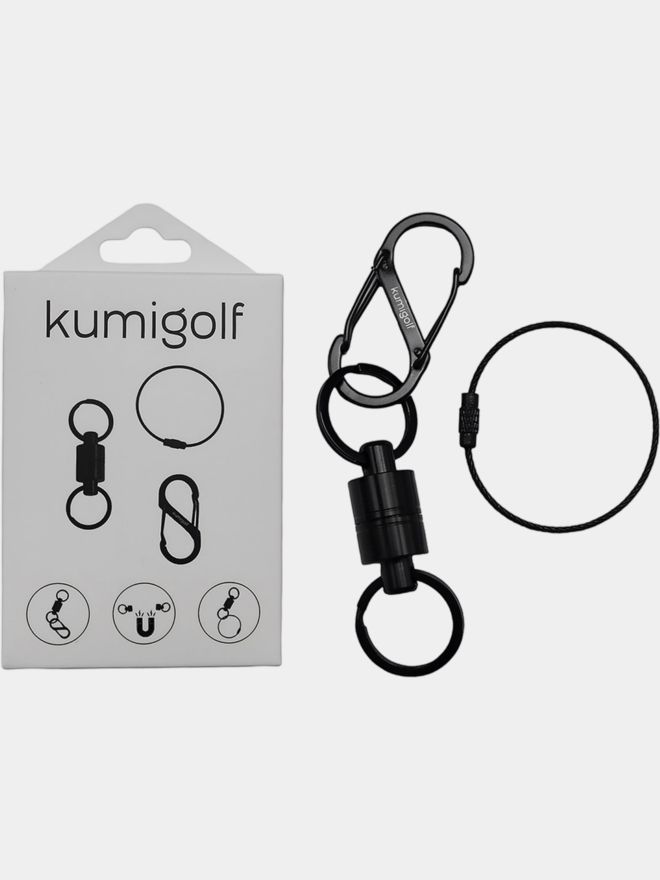 kumigolf Magnetverschluss mit Haken schwarz