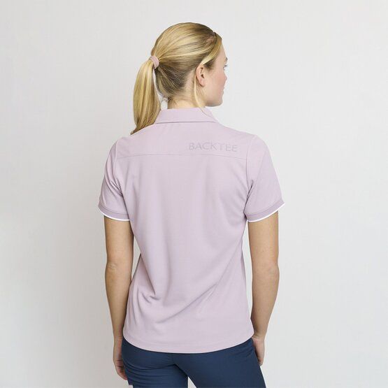 Backtee  Ladies Classic Half Sleeve Polo berry