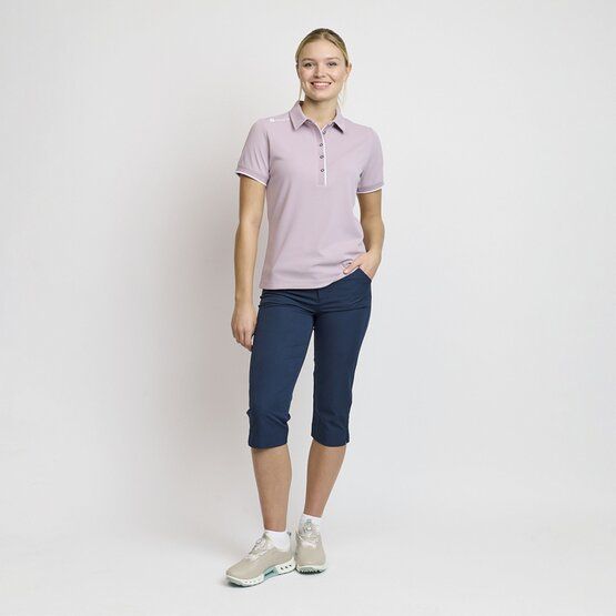 Backtee  Ladies Classic Half Sleeve Polo berry