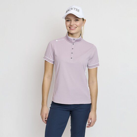 Backtee  Ladies Mulligan half sleeve polo berry