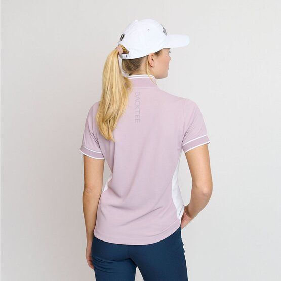 Backtee  Ladies Mulligan half sleeve polo berry