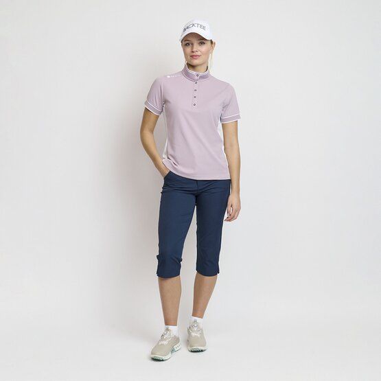 Backtee  Ladies Mulligan half sleeve polo berry