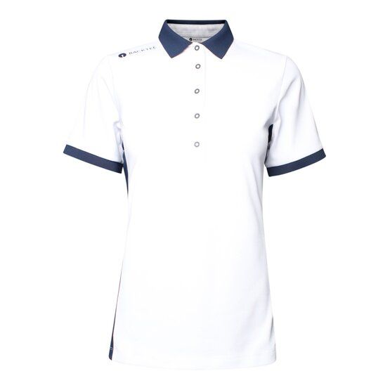 Backtee  Ladies hole-in-one half-sleeve polo white