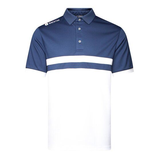 Backtee  Mens Academy Half Sleeve Polo navy