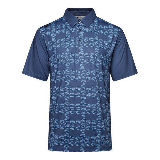 Backtee  Mens Birdie half-sleeve polo navy