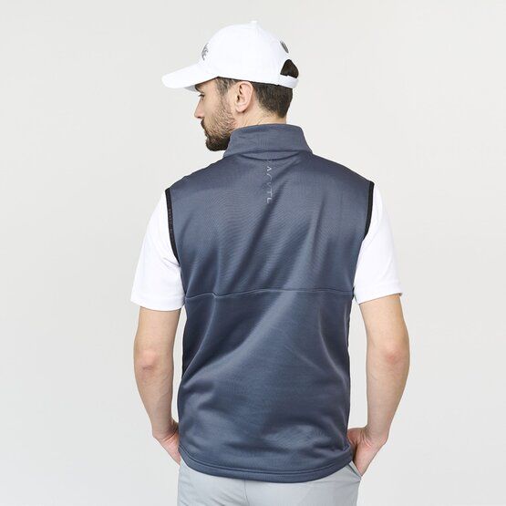 Backtee  Mens Shield Midlayer Slipover Windstopper vest blue