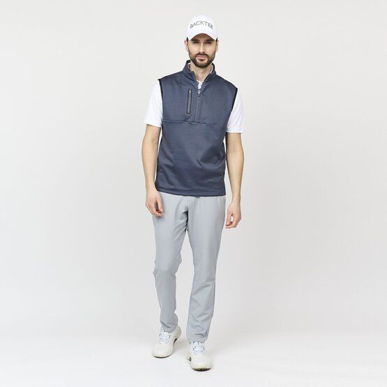 Backtee  Mens Shield Midlayer Slipover Windstopper vest blue