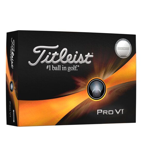 Titleist Pro V1 AIM bílá