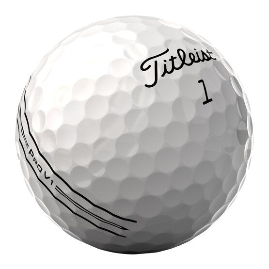 Titleist Pro V1 AIM bílá