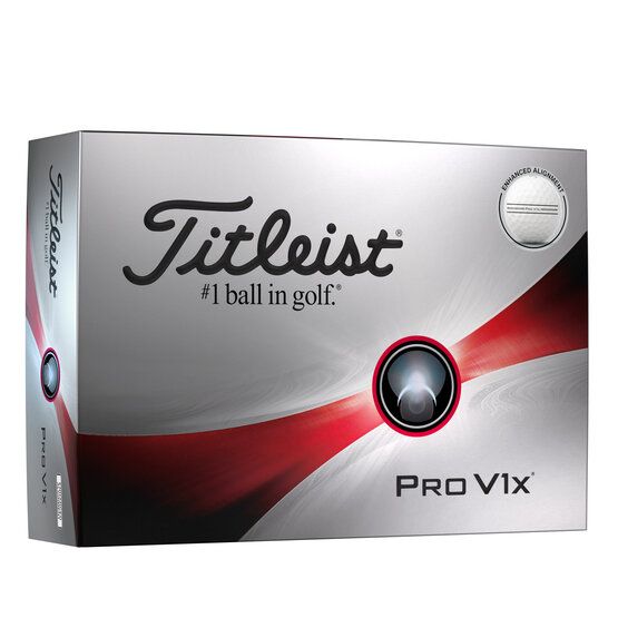 Titleist Pro V1x AIM bílá